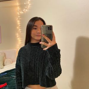 Green sweater